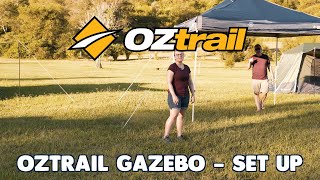 How To Setting up the OZtrail Gazebo [upl. by Anehsuc]