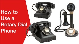 How to Use a Rotary Dial Phone  Telephone [upl. by Conny253]