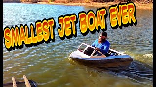 Jetstream boat worlds smallest jet boat [upl. by Ahsiekan]