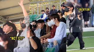 NCT Members At Jaehyun Enlistment today [upl. by Nahn]