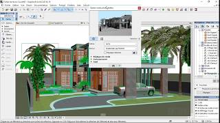 Rendu sur ArchiCAD avec les options avancées de Cinerender [upl. by Earej]