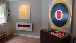 Touchstone Wall Mount Electric Fireplace Installation Guide [upl. by Hanikehs]