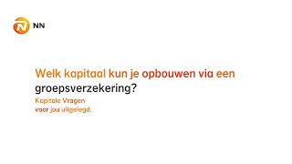 Welk kapitaal kun je opbouwen via een groepsverzekering  NN Insurance Belgium [upl. by Airlee]