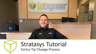 Stratasys Tutorial  Fortus Tip Change Process [upl. by Annoved]