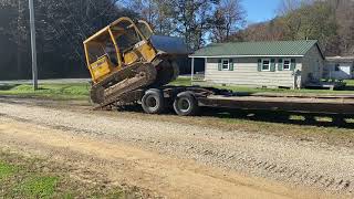 Loading the John Deere 650G Bull Dozer [upl. by Nessy187]