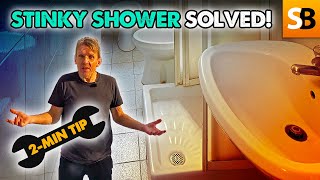 Shower Drain Smells Like a Sewer Quick Easy Fix [upl. by Cusick873]