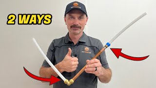 2 Easy Ways To Connect Copper Pipe To Pex [upl. by Buonomo694]