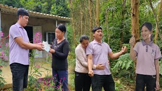 Kind police help Mrs Dung buy acacia trees and land  Luu hugs police on acacia hill unexpectedly [upl. by Remas]