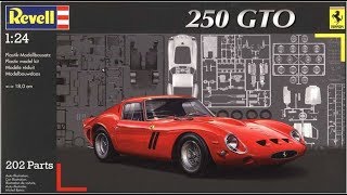 How to Build the Ferrari 250 GTO 124 Scale Revell Model Kit 07077 Review [upl. by Aidne]