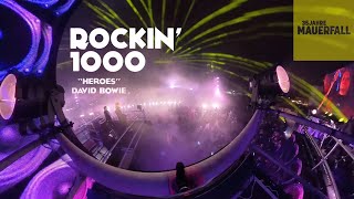 David Bowie  Heroes  Rockin1000  Berlin 2024  Stage POV [upl. by Ahsuas]