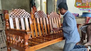 How to polish wood furniture amp sofa  wood polish kaise karen [upl. by Odin]