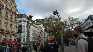 Paris Metro Line 2  Anvers Montmartre  SacréCœur  Paris 🇫🇷 France [upl. by Branscum809]