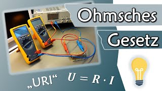 Ohmsches Gesetz Alles quotURIquot Erklärung und praktischer Versuch  Gleichstromtechnik 3 [upl. by Pascal]