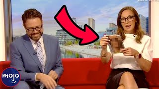 10 Inappropriate Newsreader Moments [upl. by Airogerg]