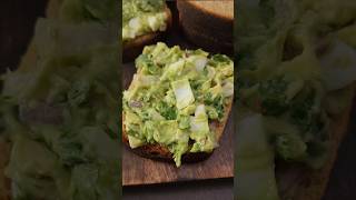 Avocado Egg Salad  Avocado Toast  Egg Toast  Quick Breakfast Mid Day Snack Recipe ketogenic [upl. by Doti]