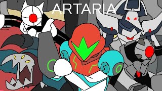 Artaria  Metroid Dread but in FlipaClip Animation [upl. by Horodko]