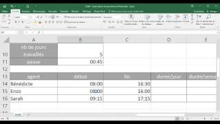 Excel  2 Opérationnel  Cours Calculs et conversion d heure [upl. by Yreneh]