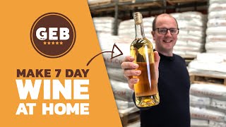 How to make wine in 7 days at home [upl. by Volnay345]