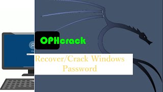 Recover your window OS password using OPHCrack [upl. by Eloccin]