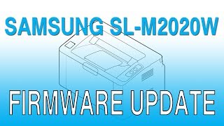 Samsung SLM2020W firmware update Windows subtitulos en español [upl. by Ylsew321]