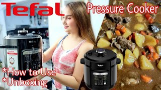 TEFAL PRESSURE COOKER HOW TO USE ELECTRIC PRESSURE COOKER [upl. by Lahcar]