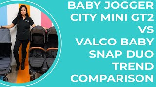 Valco Baby Snap Duo Trend VS Baby Jogger City Mini GT2 InDepth Comparison [upl. by Huskamp619]