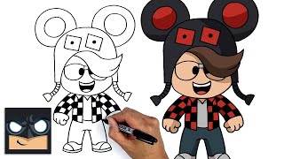 How To Draw Roblox  Kreekcraft [upl. by Gnort]