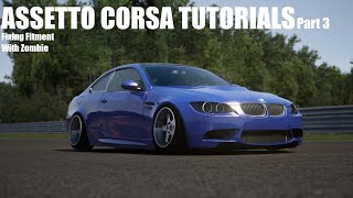 Assetto Corsa Tutorials  Part 3  Fixing Fitment [upl. by Meer]