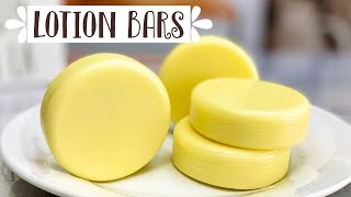 3Ingredient Solid Lotion Bars Nongreasy Recipe [upl. by Burris]