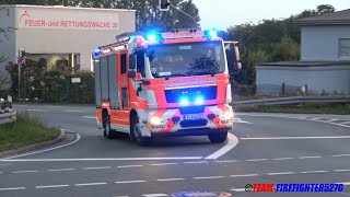 2x HLF  RTW BF Frankfurt Feuer und Rettungswache 30 Sossenheim [upl. by Mitran59]