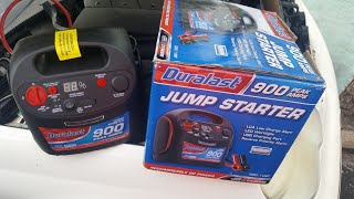 Dead battery jump start using duralast 900 peak [upl. by Harbard24]