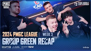 Group Green Recap  2024 PUBG MOBILE GLOBAL CHAMPIONSHIP [upl. by Berkow]