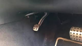 How to adjust Mercedes Benz W203 Handbrake 20032007 C E G amp S class [upl. by Notlrac]