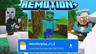 REMOTION ADDON  MCPE 120 [upl. by Eissahc]