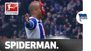 Spiderman Celebration – Brilliant Gesture from Hertha’s BenHatira [upl. by Esina]