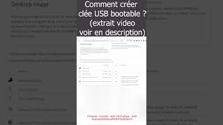 Xtra PC comment faire une clé USB bootable et presque gratuitement [upl. by Alrad]