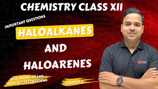 Haloalkanes and Haloarenes  Chapter 6  Class 12  Important Questions  MCQ A amp R Types Questions [upl. by Kimmi358]