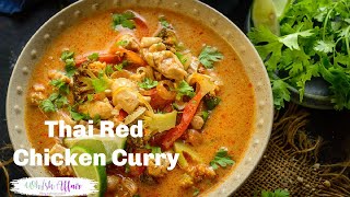 Best Thai Red Chicken Curry Recipe [upl. by Rehtse]