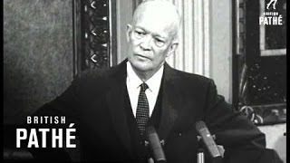 Eisenhower Angered By Golf Query 1957 [upl. by Nollaf]