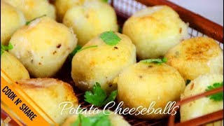 Mashed Potato Balls  Cheesy and Delicious [upl. by Aimahs]