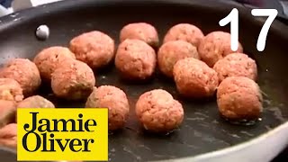 Jamie Oliver Фрикадельки с пастой и томатным соусом [upl. by Conchita]