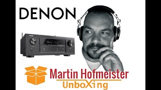 Denon AVRX1300W Unboxing [upl. by Leuas540]