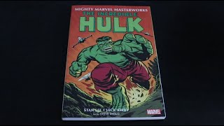 Mighty Marvel Masterworks The Incredible Hulk Vol 1 Marvel Comics 2021 [upl. by Udella]