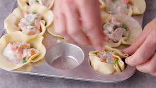 FreezerFriendly Chicken Pot Pies  Pillsbury Recipe [upl. by Corilla]