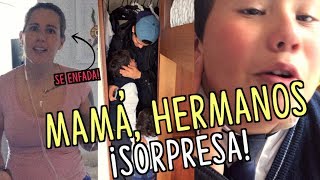 LLEGO DE SORPRESA A LA CASA DE MI MAMÁ reacción inesperada 😱  Sebastián Villalobos [upl. by Vlada665]