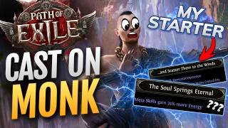 PoE 2 AUTO CoC  CoS BALL Lightning  MONK Starter Build Idea for Invoker in Path of Exile 2 [upl. by Esau]