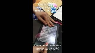 Hướng Dẫn Dán Cường Lực cho Kindle Paperwhite made by Kindle NS Store [upl. by Ashti]