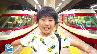 長野電鉄 の1000系 旧 ロマンスカー HiSE の展望席 を満喫 前編【がっちゃんの電車で行こう！シリーズ】 [upl. by Egni940]