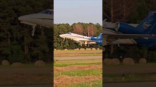 Embraer Phenom 300 Takeoff embraer planespotting jet airport FlyWithAirshare [upl. by Gayelord986]