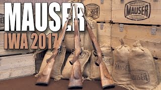 New Mauser m98  Mauser m03  Mauser m12  Bolt action hunting rifle for hunters  IWA 2017 [upl. by Aihsenal]